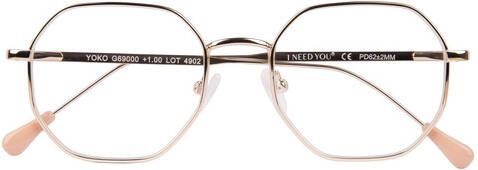 I Need You Leesbril Yoko +1.5 dpt goud