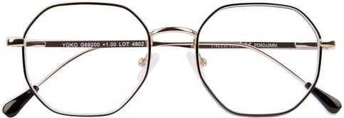 I Need You Leesbril 2.00 dpt Yoko zwart-goud