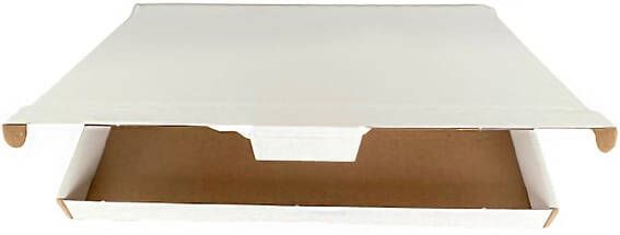 Iezzy Brievenbusbox A4 360x255x26mm karton wit
