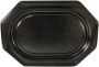 Conpax Cateringschaal uit gerecycleerd PET ft 35 x 25 cm zwart pak van 10 stuks - Thumbnail 2