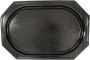 Conpax Cateringschaal uit gerecycleerd PET ft 55 x 36 cm zwart pak van 10 stuks - Thumbnail 1