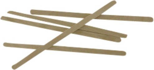 IEZZY horeca en catering Roerstaafje IEZZY 140mm hout 1000 stuks