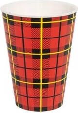 IEZZY horeca en catering Beker IEZZY 180ml herbruikbaar Scotty 20 stuks rood