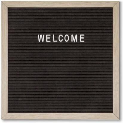 IEZZY horeca en cate Letterbord IEZZY 30x30cm naturel hout