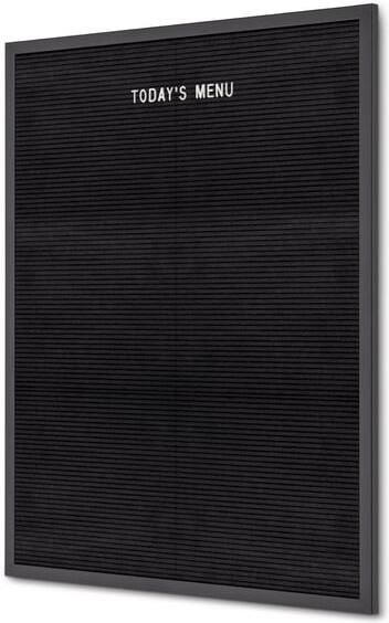 IEZZY horeca en cate Letterbord IEZZY 60x80cm zwart hout