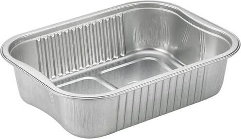 IEZZY horeca en catering Schaal IEZZY grill en oven 750ml aluminium zilver 440 stuks