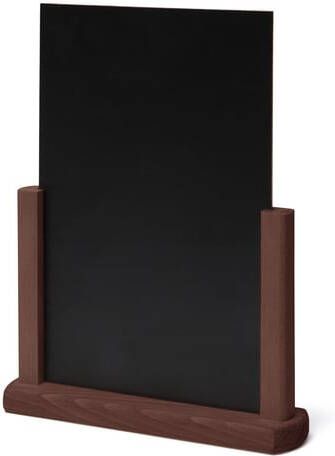 IEZZY horeca en cate Tafelkrijtbord IEZZY A5 donkerbruin hout