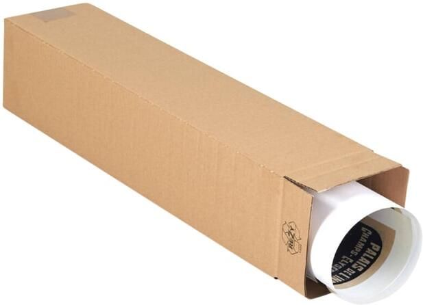 Iezzy Vierkante koker 1200x120x120mm bruin