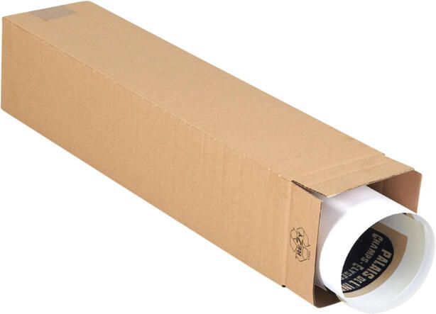 Iezzy Vierkante koker 430x120x120mm bruin