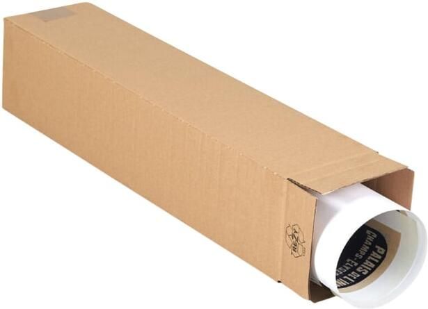 Iezzy Vierkante koker 610x120x120mm bruin