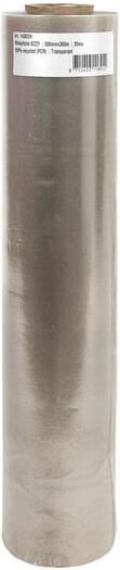Iezzy Wikkelfolie 500mmx300m 20mu 100% recycled (PCR) transparant