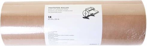 Iezzy Inpakpapier kraft 50cmx220m 70 gram bruin