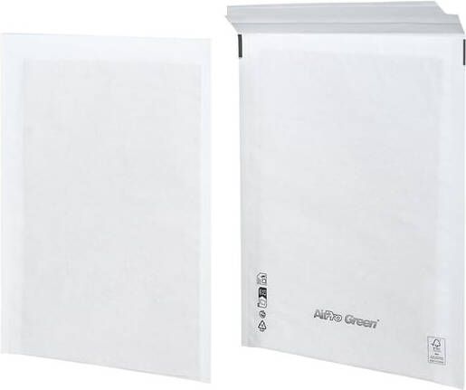 Iezzy Luchtkussenenvelop AirPro Green 14 D 200x265mm wit 100 stuks