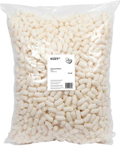 Iezzy Opvulchips 50l 100% biologisch afbreekbaar creme