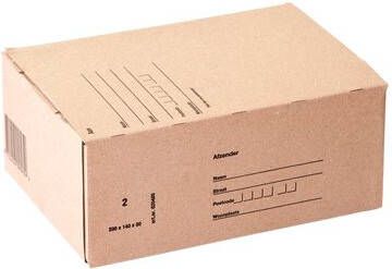 IEZZY Postpakketbox 2 200x140x80mm bruin