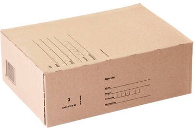 Iezzy Postpakketbox 3 240x170x80mm bruin