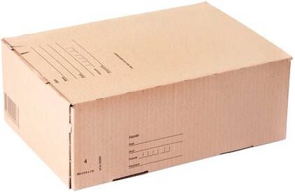 IEZZY Postpakketbox 4 305x215x110mm bruin