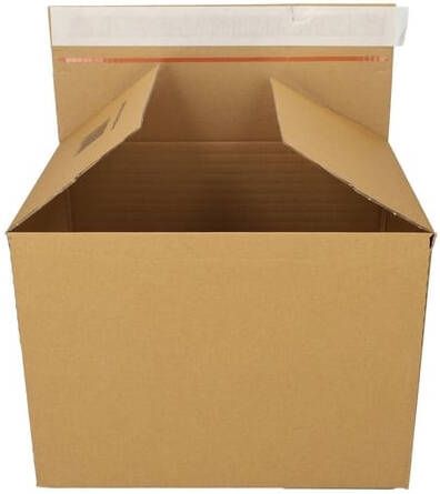 Iezzy Quickbox verstelbare hoogte 304x216x130-220mm B-golf bruin 10 stuks