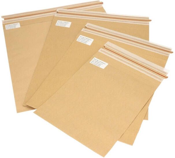Iezzy Sendbag verzendverpakking 34 38 x 44 9 5cm bruin 200 stuks