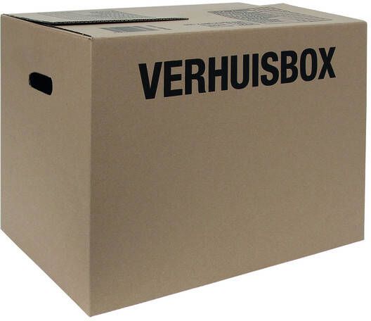 Budget Verhuisdoos 480x320x360mm bruin 5stuks