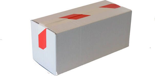 Iezzy Waarschuwingstape 50mmx66m rood wit