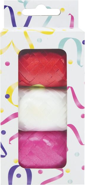 IG design Lint setà 3 kleuren rood wit en roze