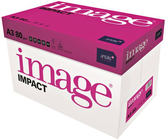 Image Kopieerpapier Impact A3 80gr wit 500vel - Foto 2