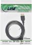 InLine Kabel InlLne USB-A mini-B 2.0 platte kabel 2 meter zwart - Thumbnail 1