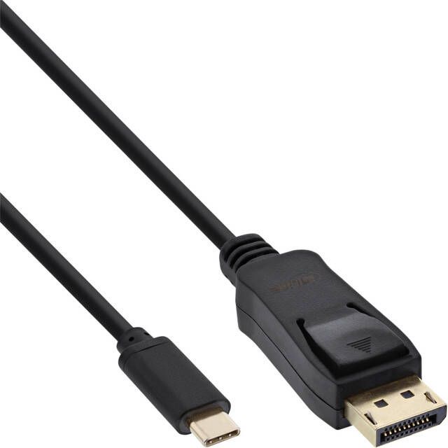 InLine Monitor kabel Displayport USB-C 3.1 4K M M 2 meter