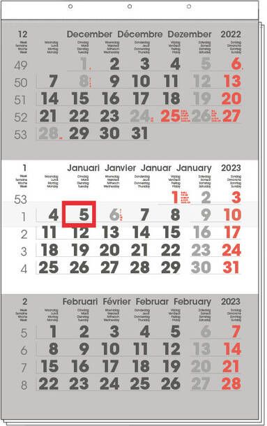 INNI 3-Maandskalender 2023 Manager