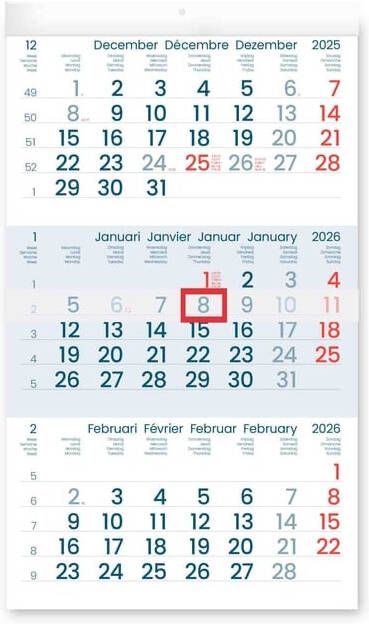 HELIOS 3 Maandskalender 2022 meertalig