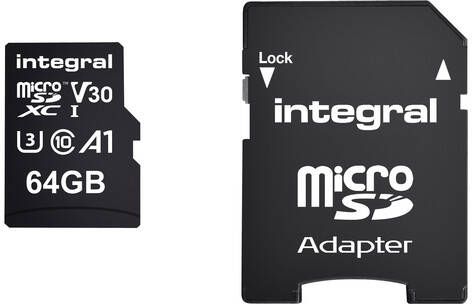Integral Geheugenkaart microSDXC 64GB