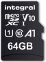 Integral Geheugenkaart microSDXC V10 64GB - Thumbnail 1