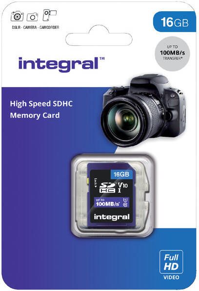 Integral Geheugenkaart SDHC V10 16GB - Foto 2