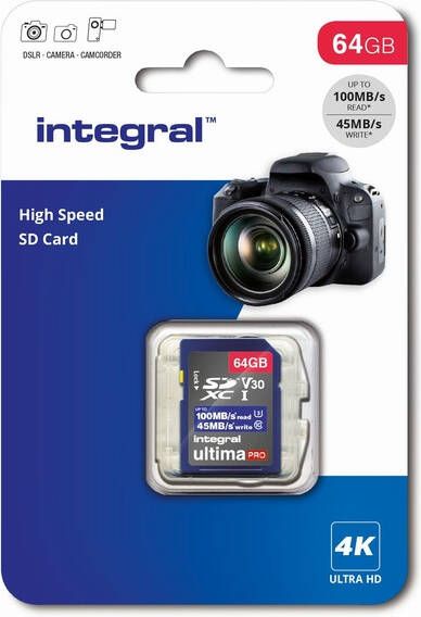 Integral Geheugenkaart SDHC-XC 64GB - Foto 1