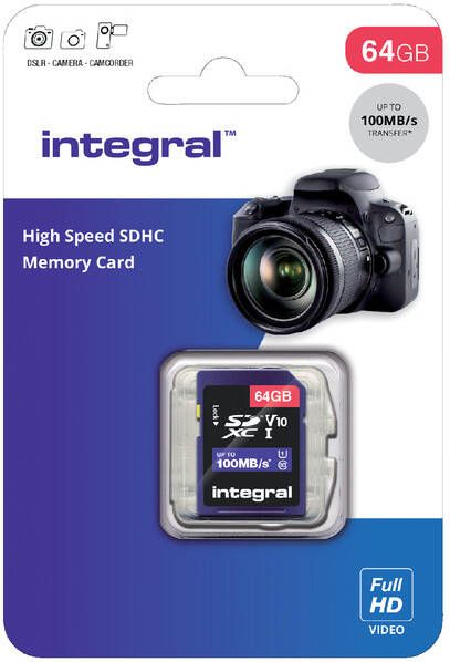 Integral Geheugenkaart SDXC V10 64GB - Foto 2
