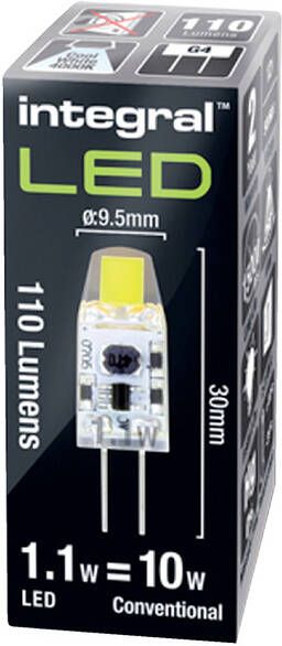 Integral Ledlamp GU4 4000K koel wit 101W 110lumen