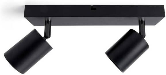 Integral Plafondspot Siena 2 spot IP20 GU10 zwart