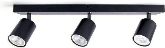 Integral Plafondspot Siena 3 spot IP20 GU10 zwart