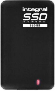Integral draagbare SSD harde schijf 960 GB zwart