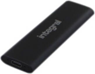 Integral draagbare SSD harde schijf USB 3.2 Gen 2 + Type C zwart 1 TB