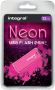 Integral Neon USB 2.0 stick 32 GB roze - Thumbnail 2