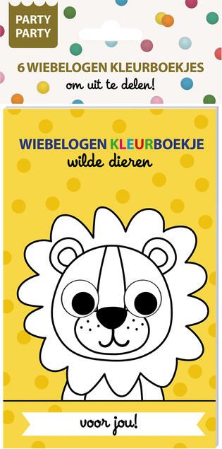 Interstat Party 6 Wiebelogen KB Wilde dieren