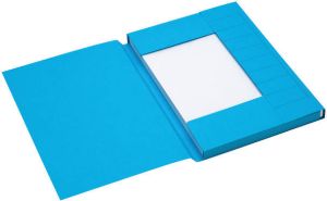 Jalema Dossiermap Secolor A4 3 kleppen 225gr blauw
