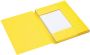 Jalema Dossiermap Secolor A4 3 kleppen 225gr geel - Thumbnail 2