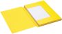 Jalema Dossiermap Secolor folio 3 kleppen 225gr geel - Thumbnail 1
