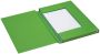 Jalema Dossiermap Secolor folio 3 klep 100% gerecycled karton 250 gr groen - Thumbnail 2