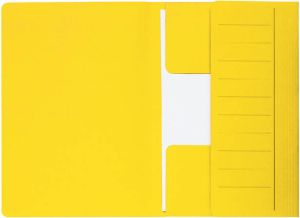 Jalema Dossiermap Secolor Mammoet folio 3 kleppen 270gr geel