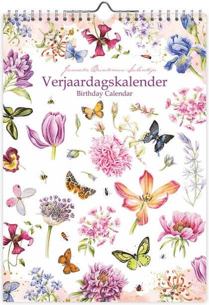 Janneke Brinkman Verjaardagskalender Voorjaar A4