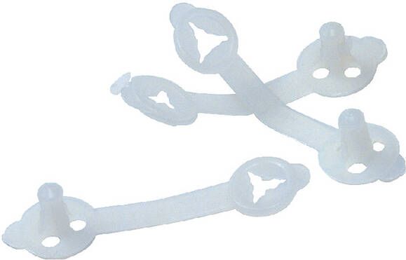 Jiffy Jota-sluitingen wit zak Ã  1000 stuks - Foto 2